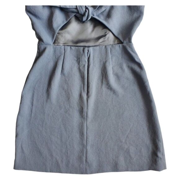 Wilfred Granite Blue New Encoulement Tie Back Dress Size 2 - Picture 6 of 9